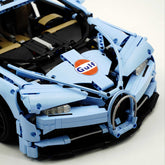 1: 8 Bugatti Chiron, Custom Modified Gulf Blue Edition (4031 PCS)
